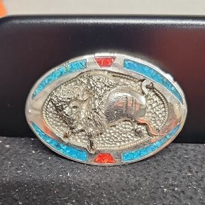 VINTAGE NAVAJO STYLE BELT BUCKLE BFPM-03-065